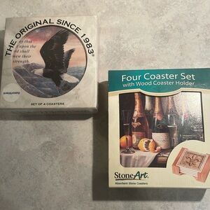 New Coasterstone & StoneArt coaster sets